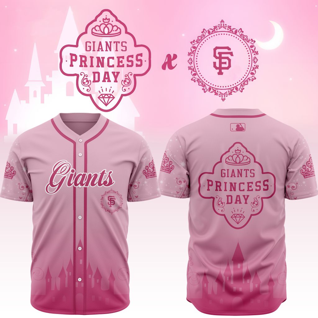 Premium MLB San Francisco Giants Princess Day Baseball Jersey NMD