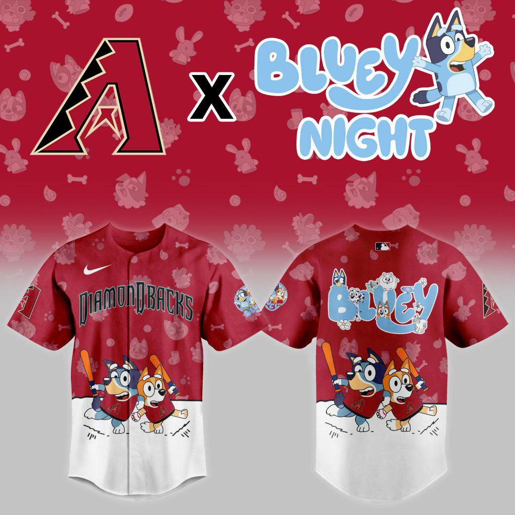 MLB Arizona Diamondbacks x Bluey Night Design V2501