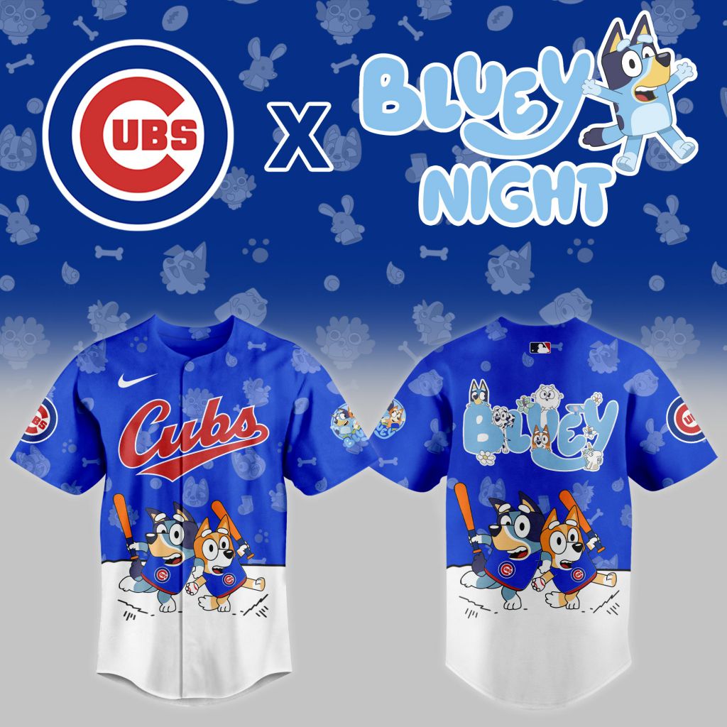 MLB Chicago Cubs x Bluey Night Design V2501