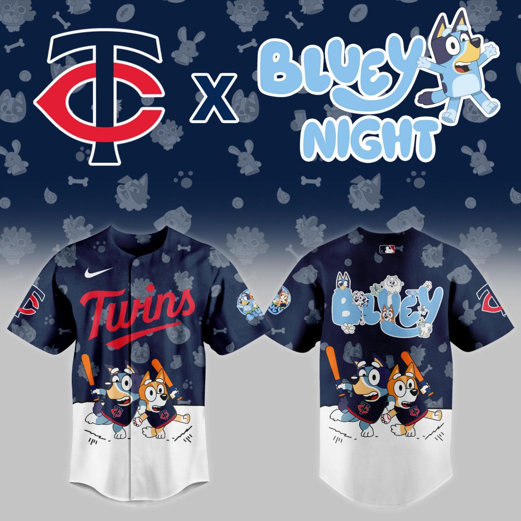 MLB Minnesota Twins x Bluey Night Design V2501