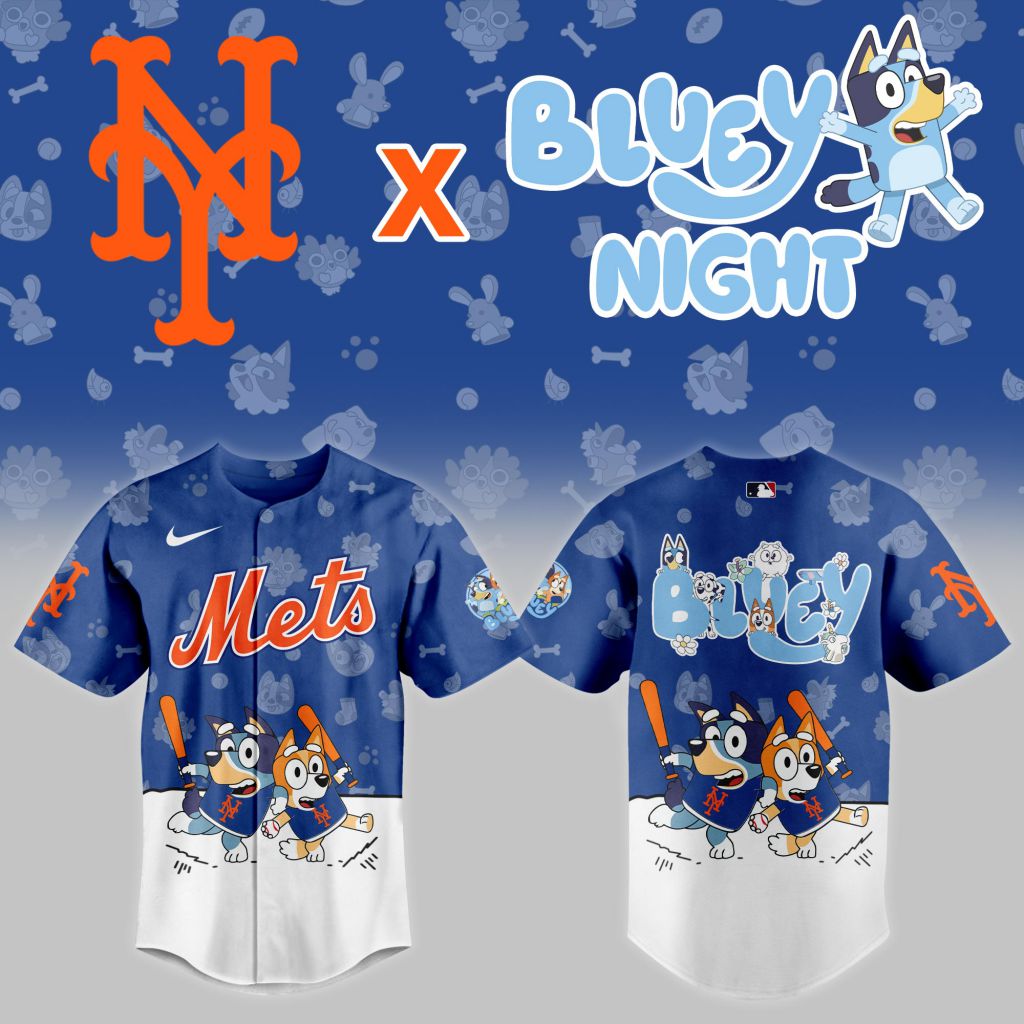 MLB New York Mets x Bluey Night Design V2501