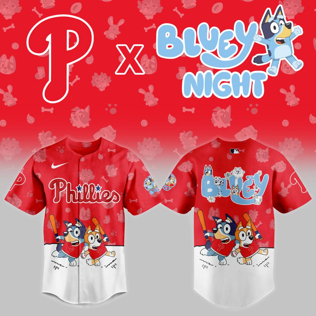 MLB Philadelphia Phillies x Bluey Night Design V2501