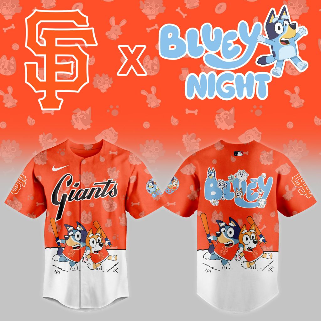 MLB San Francisco Giants x Bluey Night Design V2501