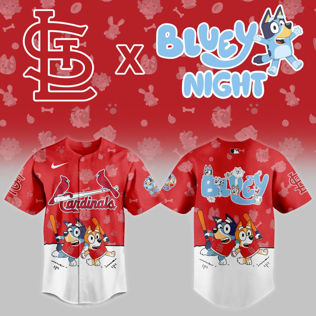 MLB St. Louis Cardinals x Bluey Night Design V2501