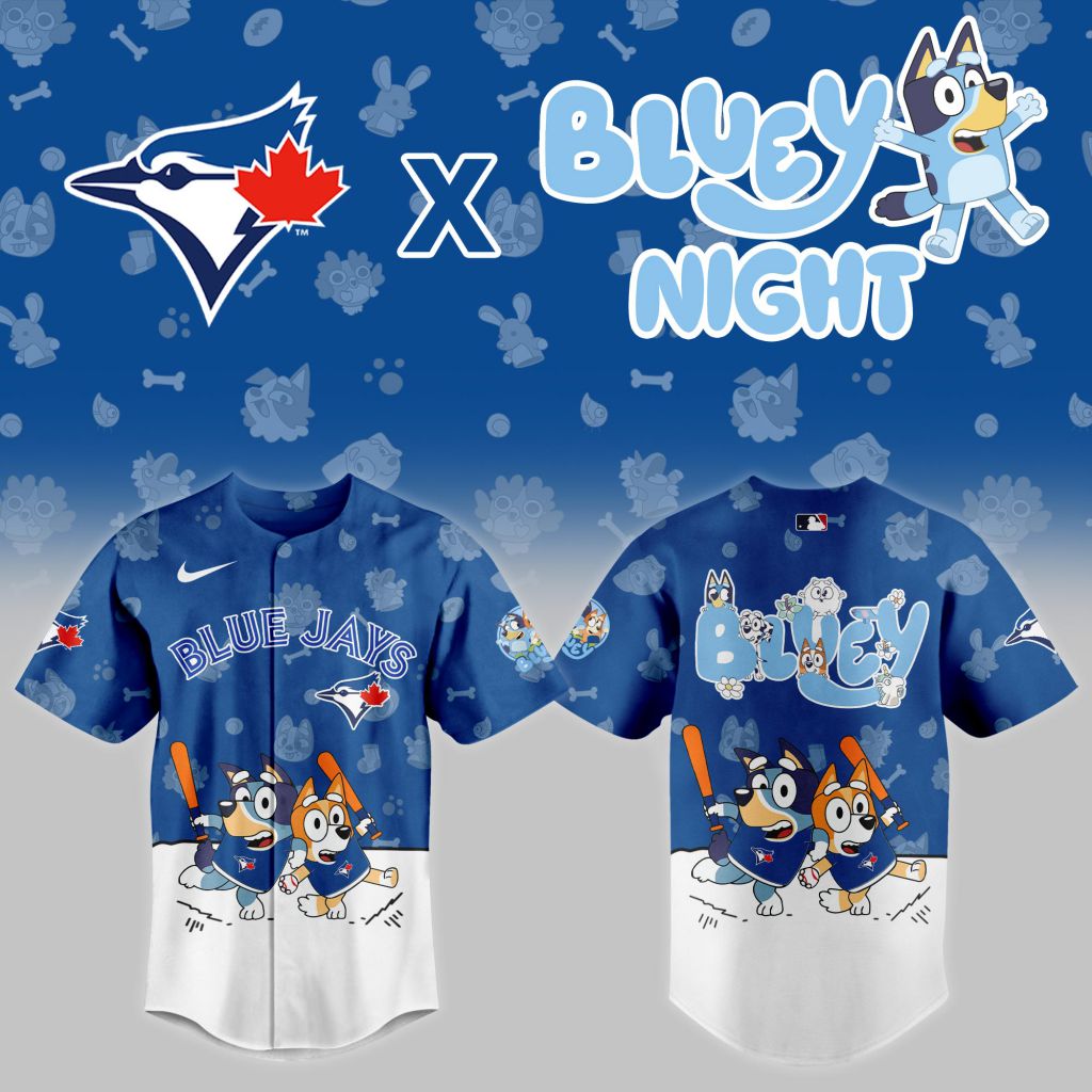 MLB Toronto Blue Jays x Bluey Night Design V2501