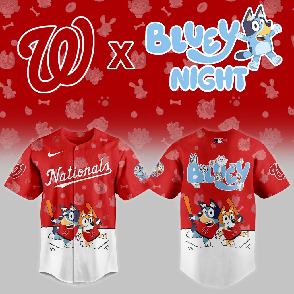 MLB Washington Nationals x Bluey Night Design V2501