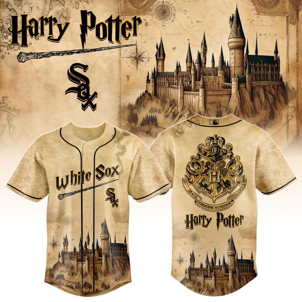 MLB Chicago White Sox x Harry Potter Hogwarts Design V2501