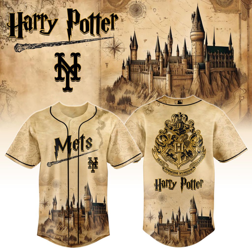 MLB New York Mets x Harry Potter Hogwarts Design V2501