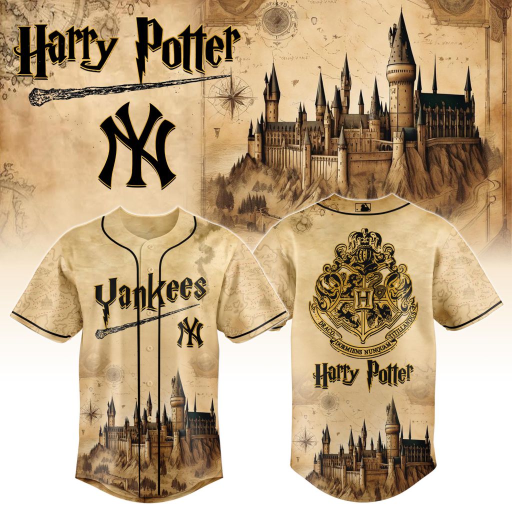 MLB New York Yankees x Harry Potter Hogwarts Design V2501