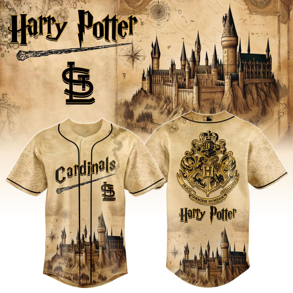 MLB St. Louis Cardinals x Harry Potter Hogwarts Design V2501