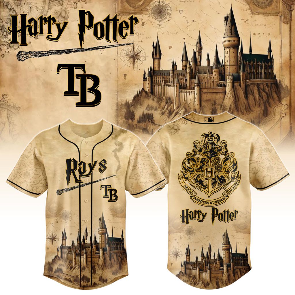 MLB Tampa Bay Rays x Harry Potter Hogwarts Design V2501