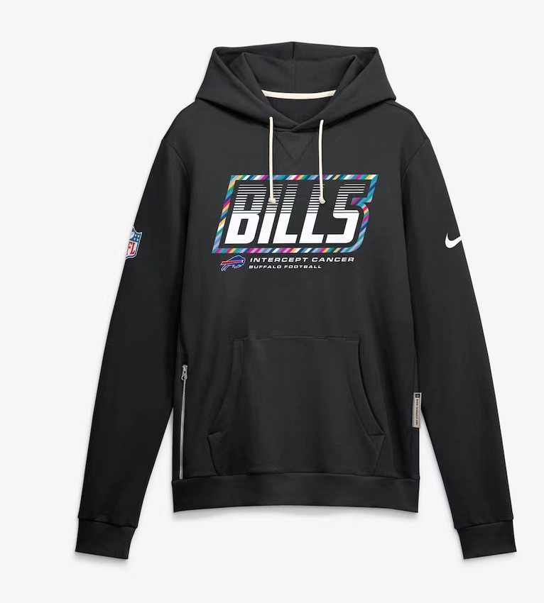 NFL Buffalo Bills  Black 2026 NFL Crucial Catch Pullover Hoodie