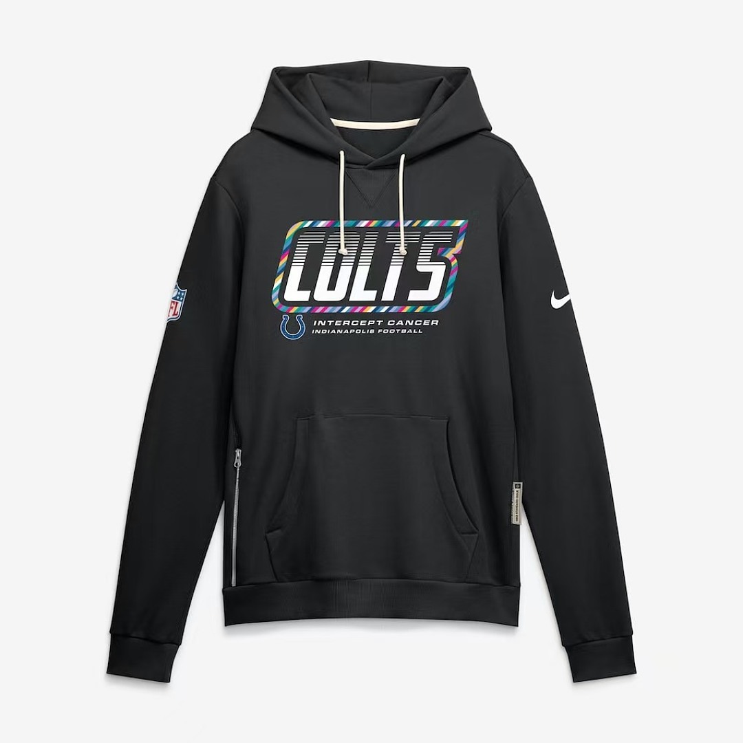 NFL Indianapolis Colts  Black 2026 NFL Crucial Catch Pullover Hoodie