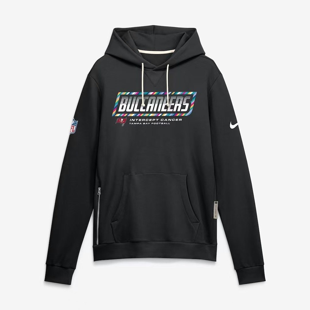 NFL Tampa Bay Buccaneers  Black 2026 NFL Crucial Catch Pullover Hoodie