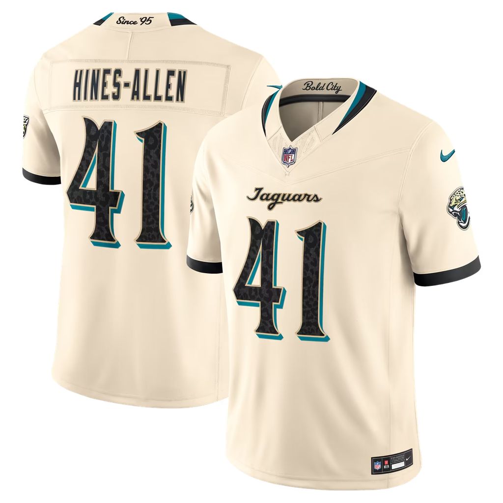 NFL Jacksonville Jaguars 2026 Hines Allen Rivalries Collection Limited Jersey