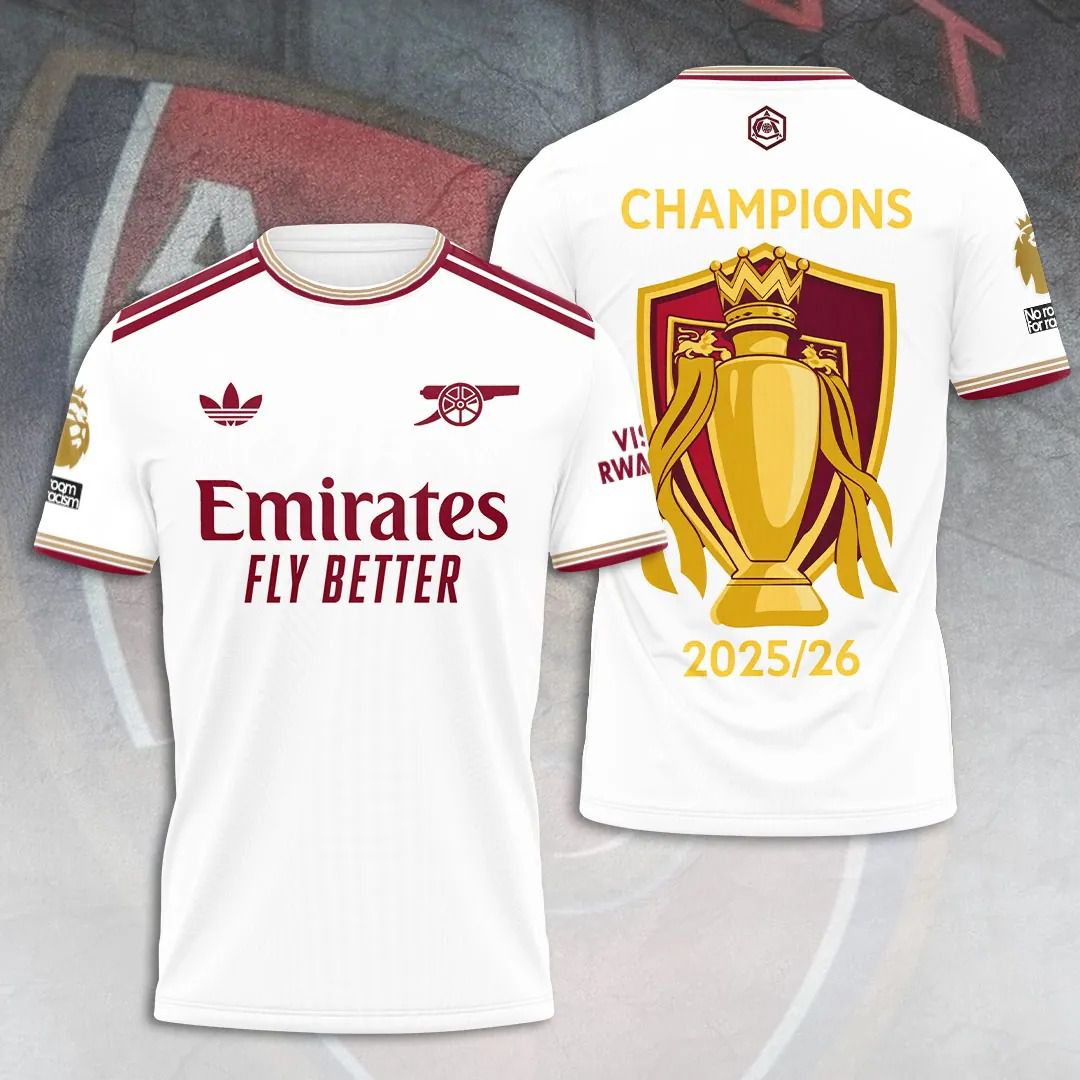 Arsenal Speical 2025-2026 Premier League Champions Third  Design ST2601