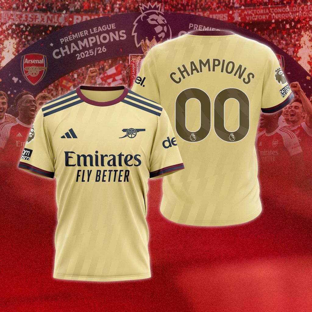Arsenal Special 2026 Premier League Champions Design