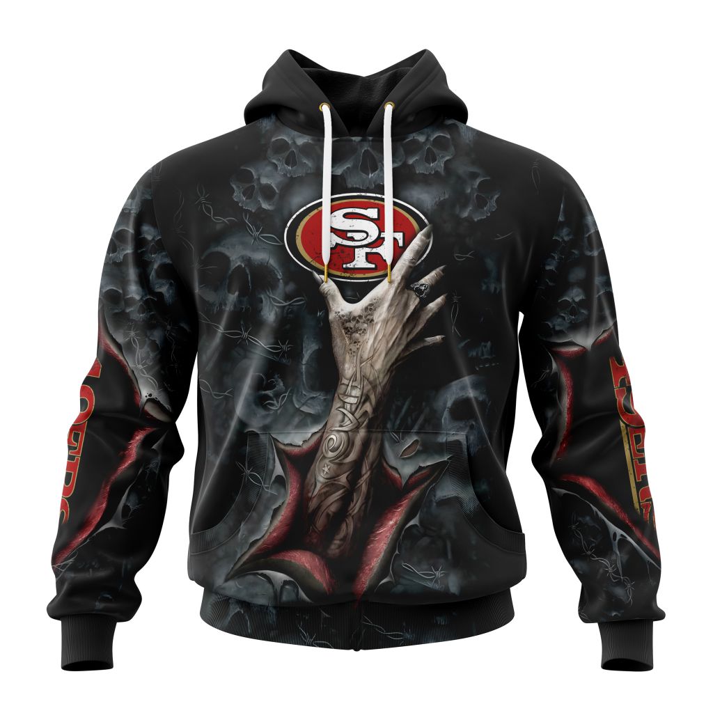 NFL San Francisco 49ers Special Horror Skull Art Design ST2302