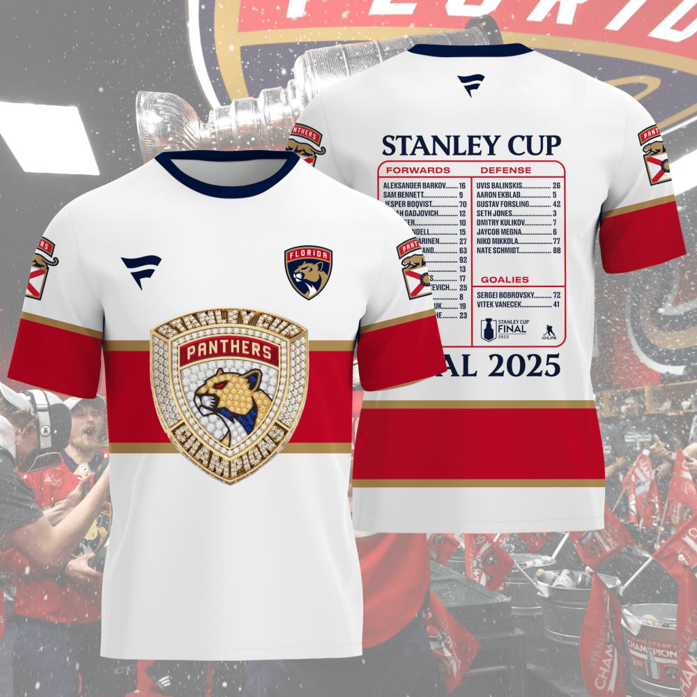 NHL Florida Panthers Special 2025 Stanley Cup Champions Design ST2521