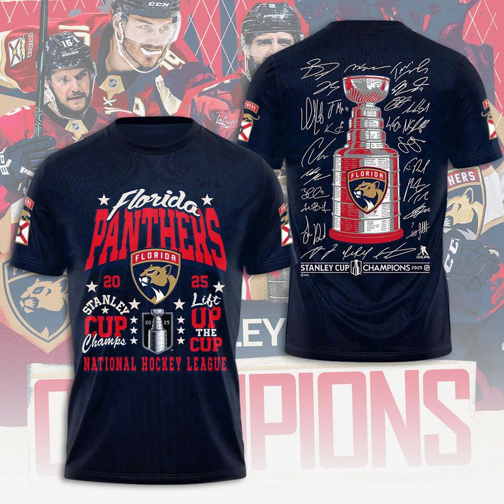 NHL Florida Panthers Special 2025 Stanley Cup Champions Design ST2522