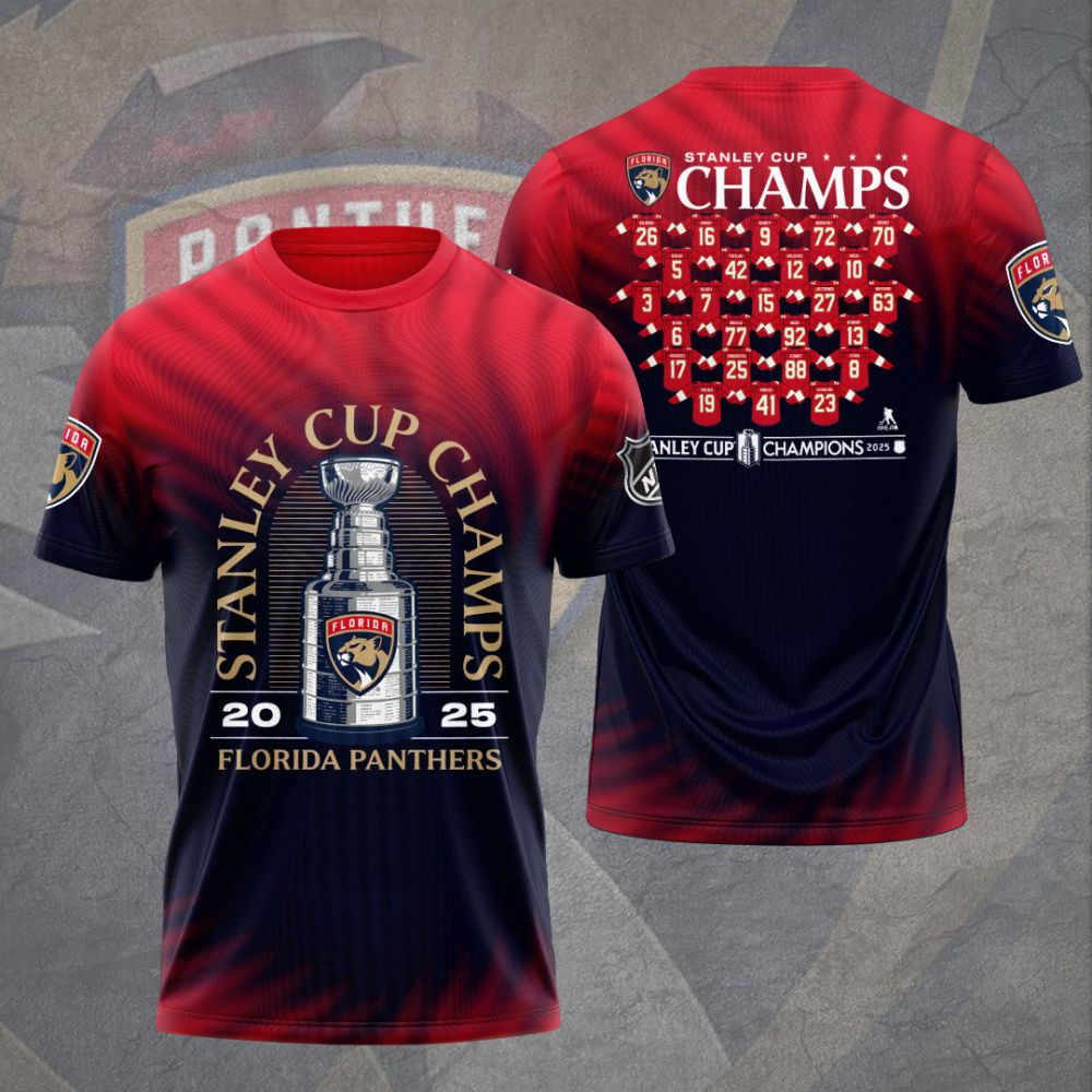 NHL Florida Panthers Special 2025 Stanley Cup Champions Design ST2524