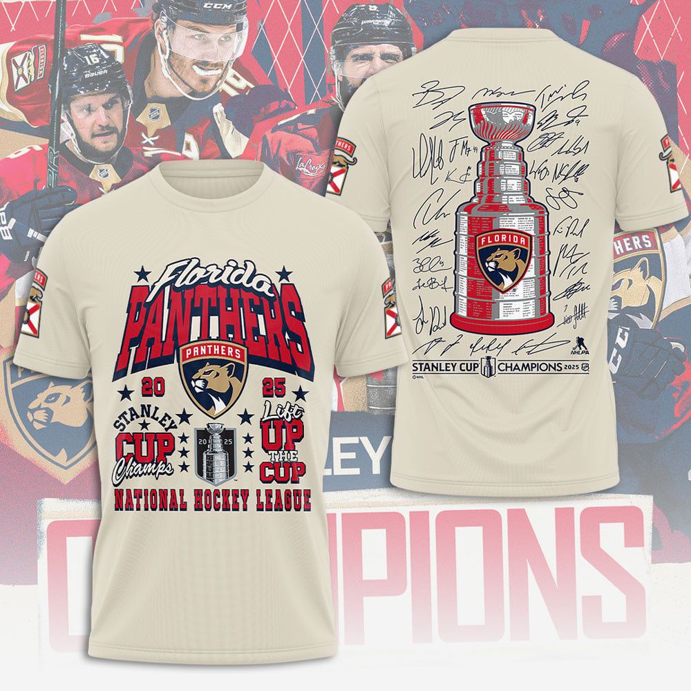 NHL Florida Panthers Special 2025 Stanley Cup Champions Design ST2529