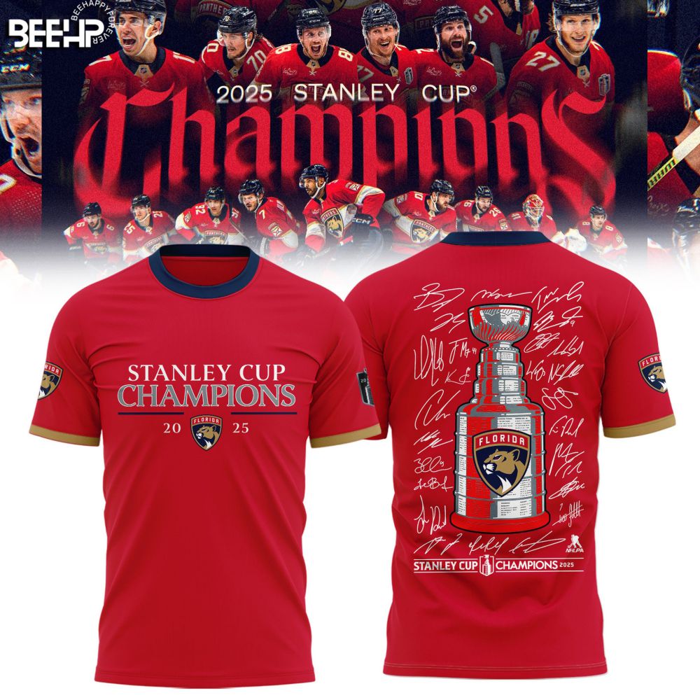 NHL Florida Panthers Special 2025 Stanley Cup Champions Design ST2537