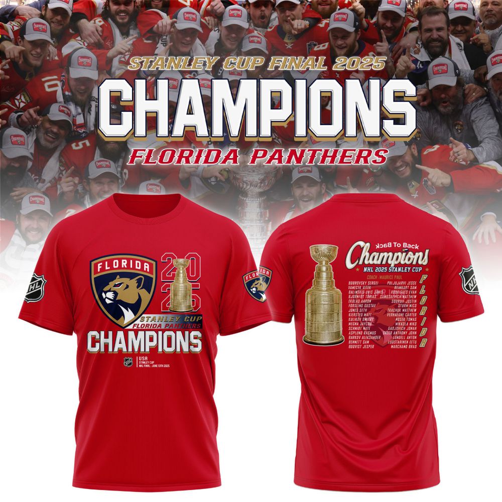 NHL Florida Panthers Special 2025 Stanley Cup Champions Design ST2547