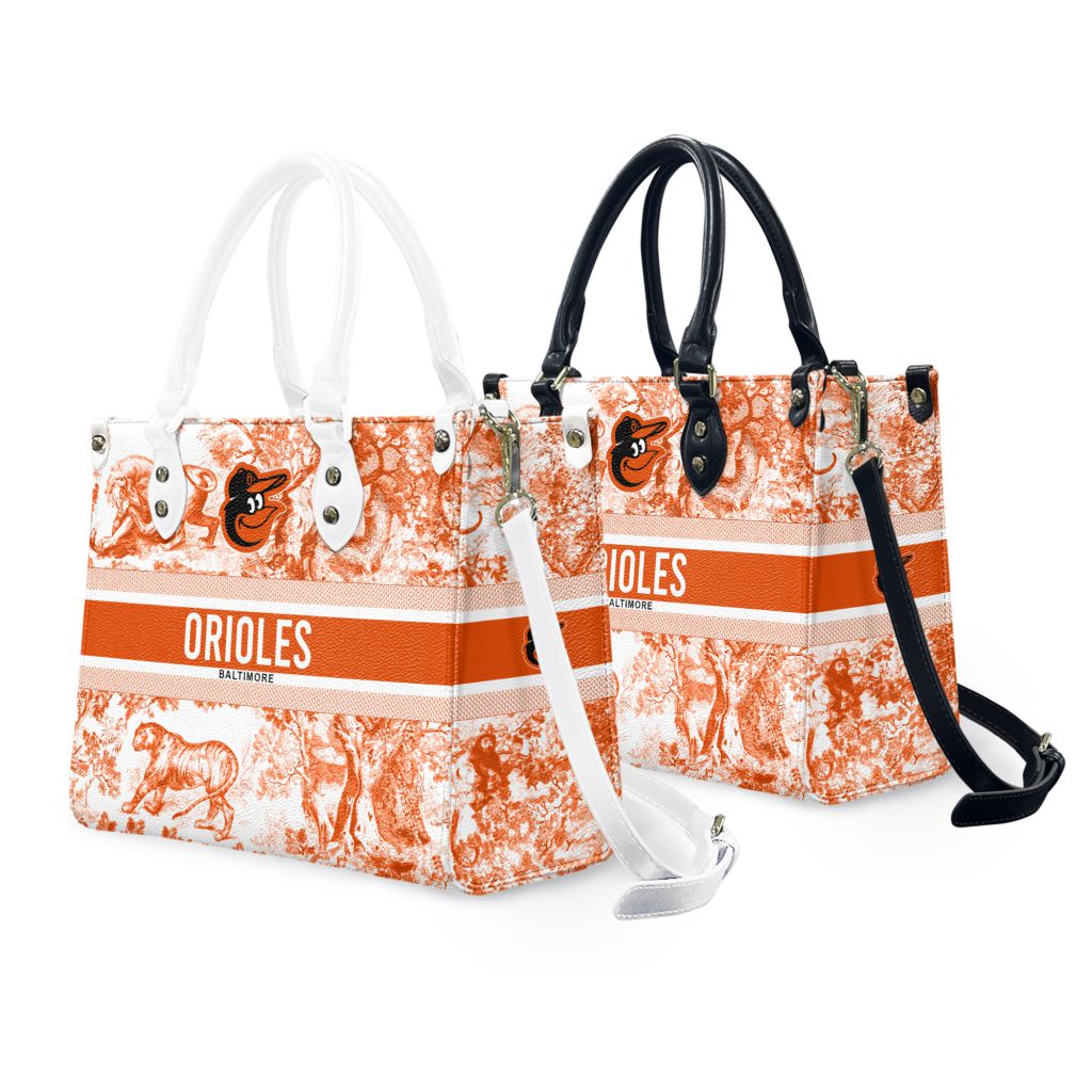 MLB Baltimore Orioles Special Women's Zipper Handbag Design ST2501