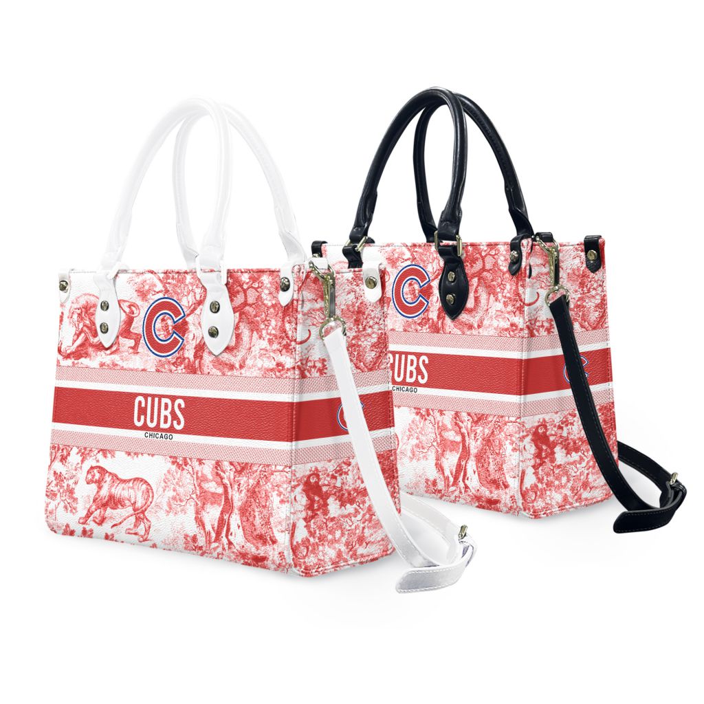 MLB Chicago Cubs Special Women's Zipper Handbag Design ST2501