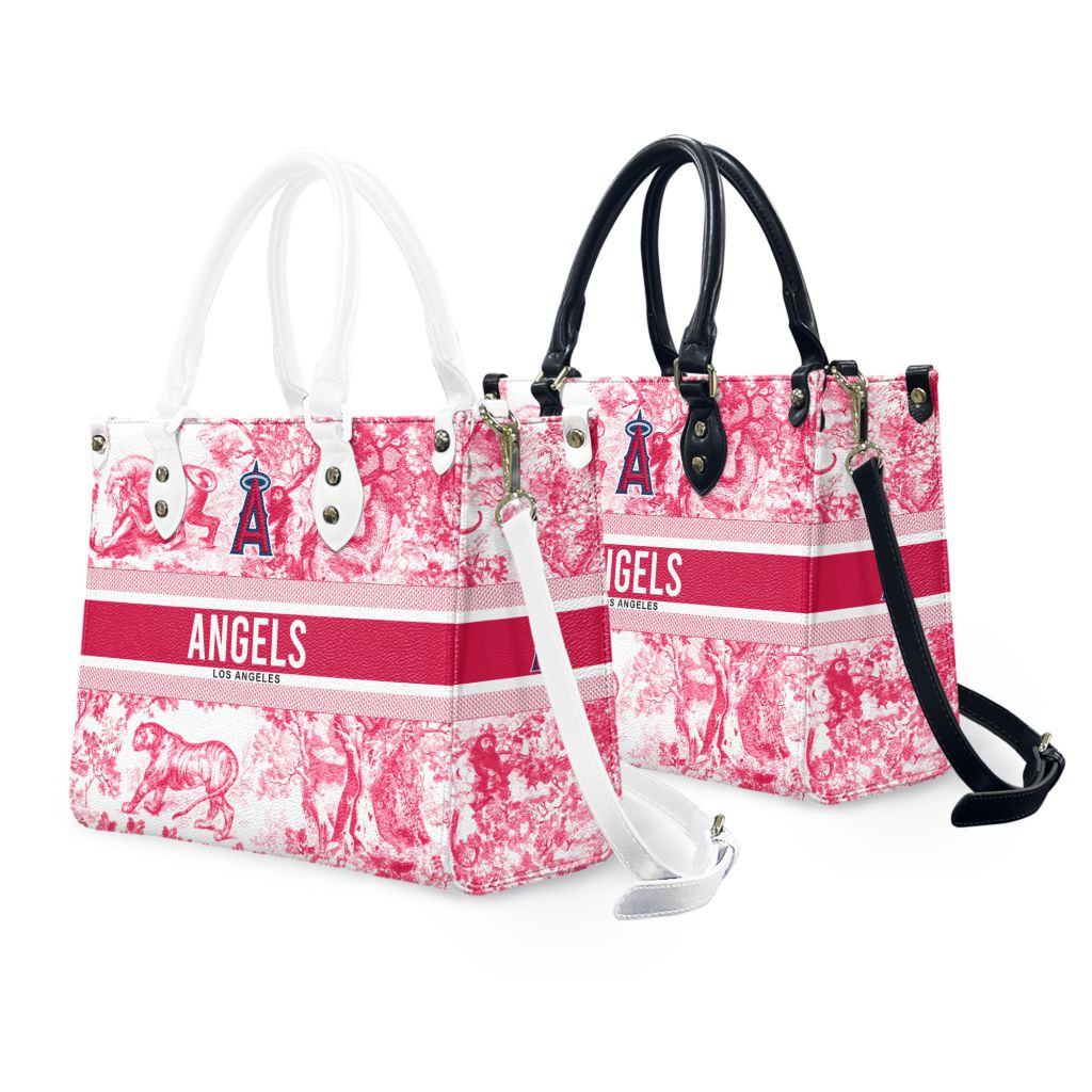 MLB Los Angeles Angels Special Women's Zipper Handbag Design ST2501