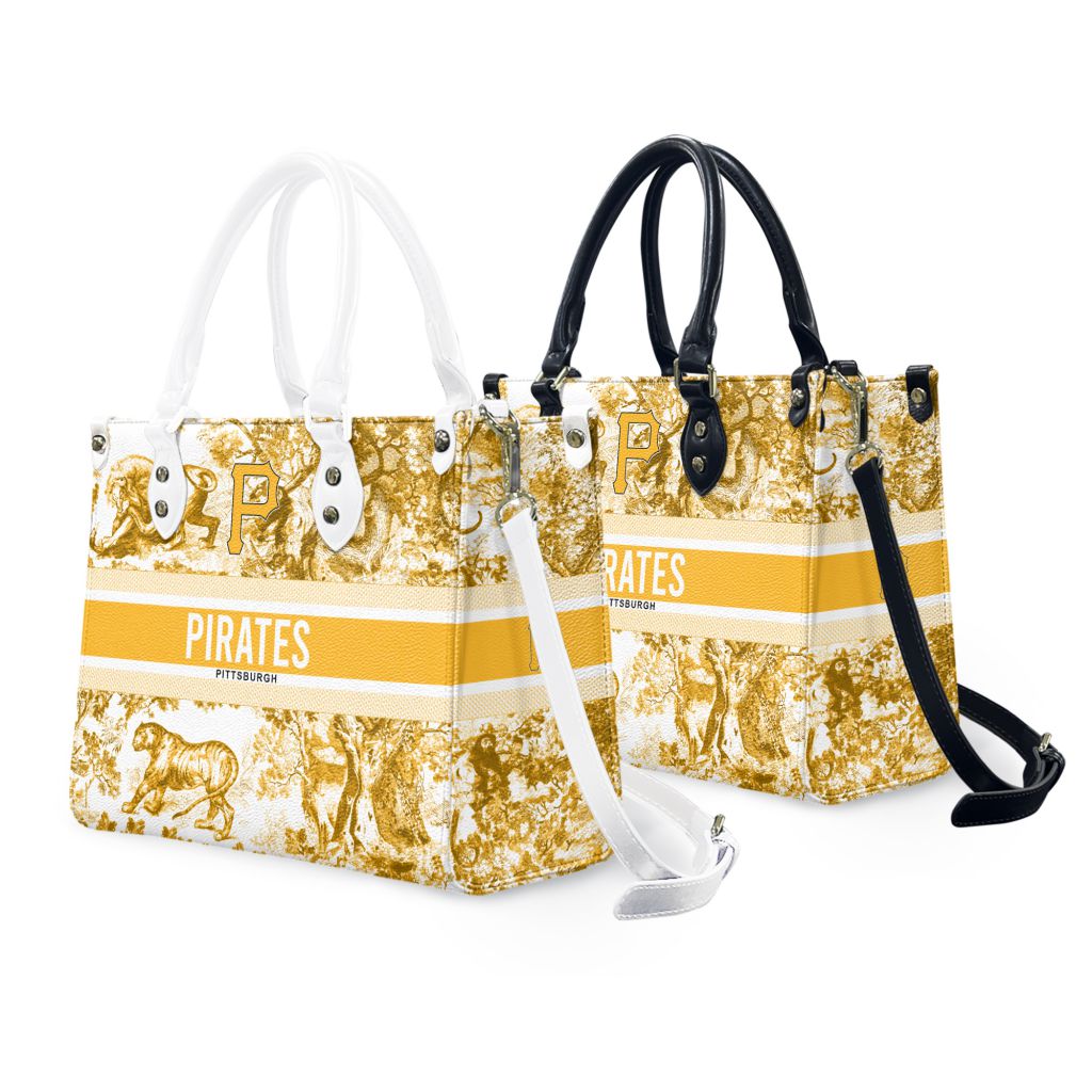 MLB Pittsburgh Pirates Special Women's Zipper Handbag Design ST2501