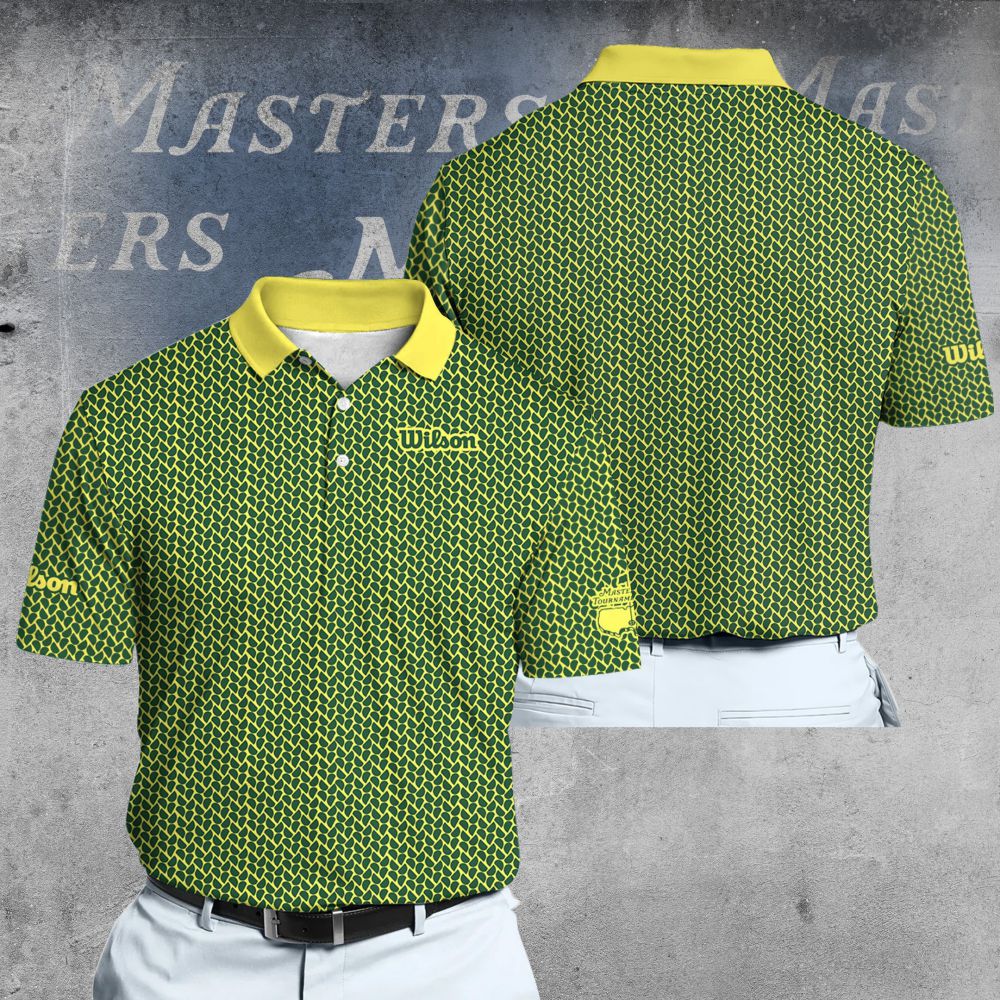Wilson Staff Dark Green Masters Citrus Men Polo Shirt