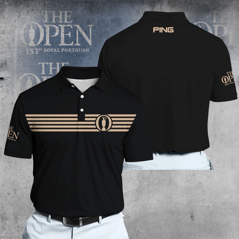 PING 153rd The Open Black Polo Shirt