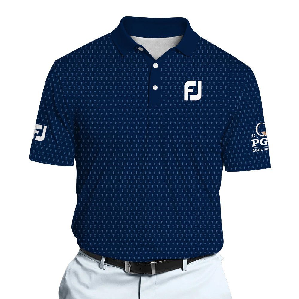 FootJoy 2025 PGA QUAIL HOLLOW Blue Polo Shirt