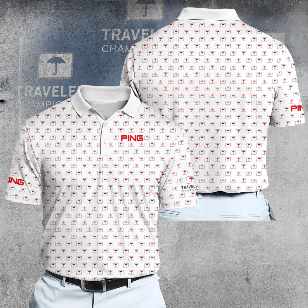 PING Travelers Championship Brands Men Polo Shirt