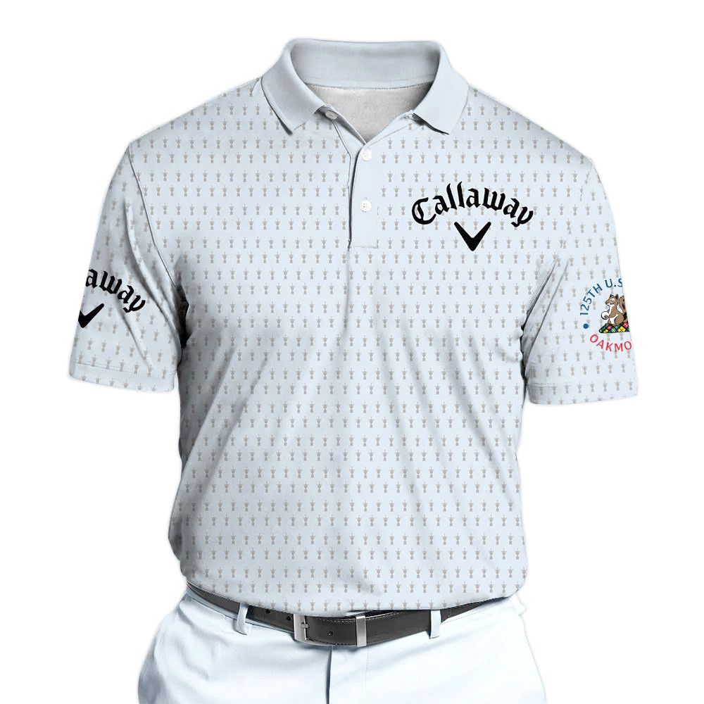 Callaway 125th U.S. Open Oakmont Light Blue Polo Shirt