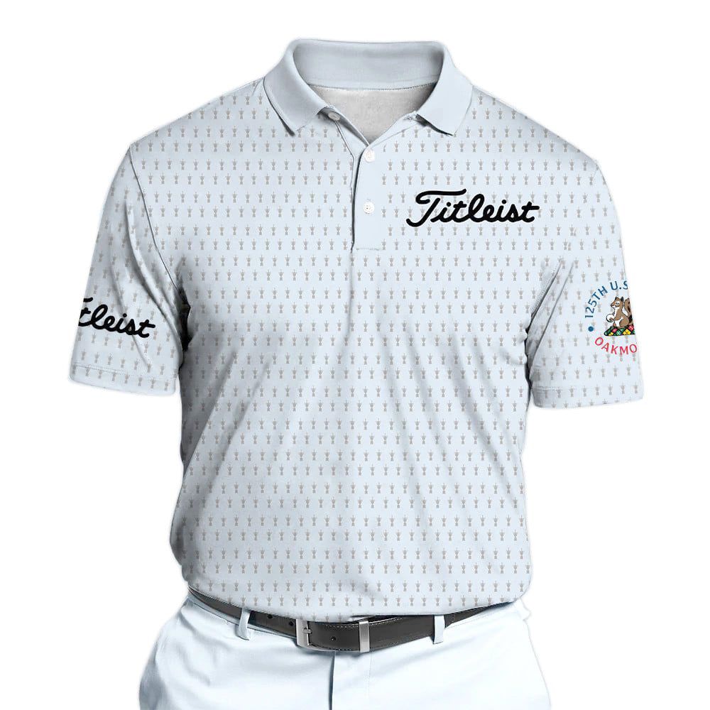 Titleist 125th U.S. Open Oakmont Light Blue Polo Shirt