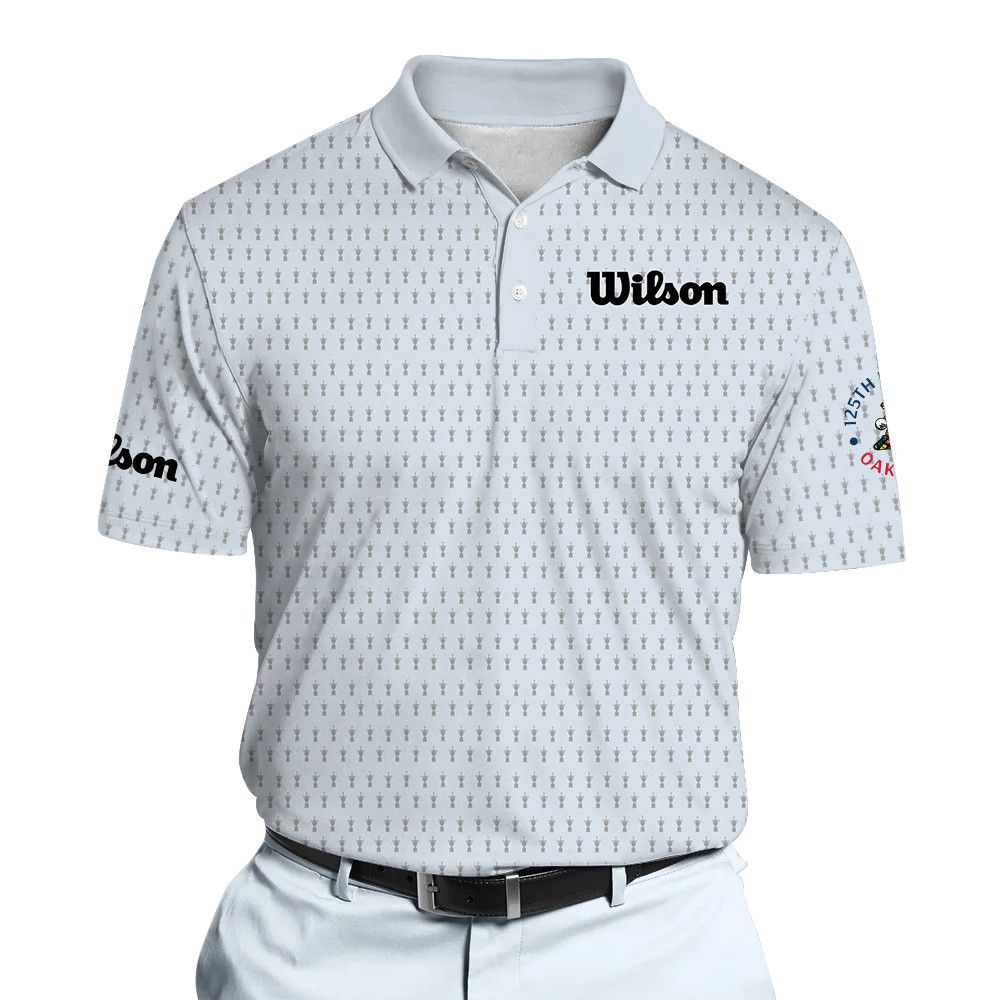 Wilson Staff 125th U.S. Open Oakmont Light Blue Polo Shirt
